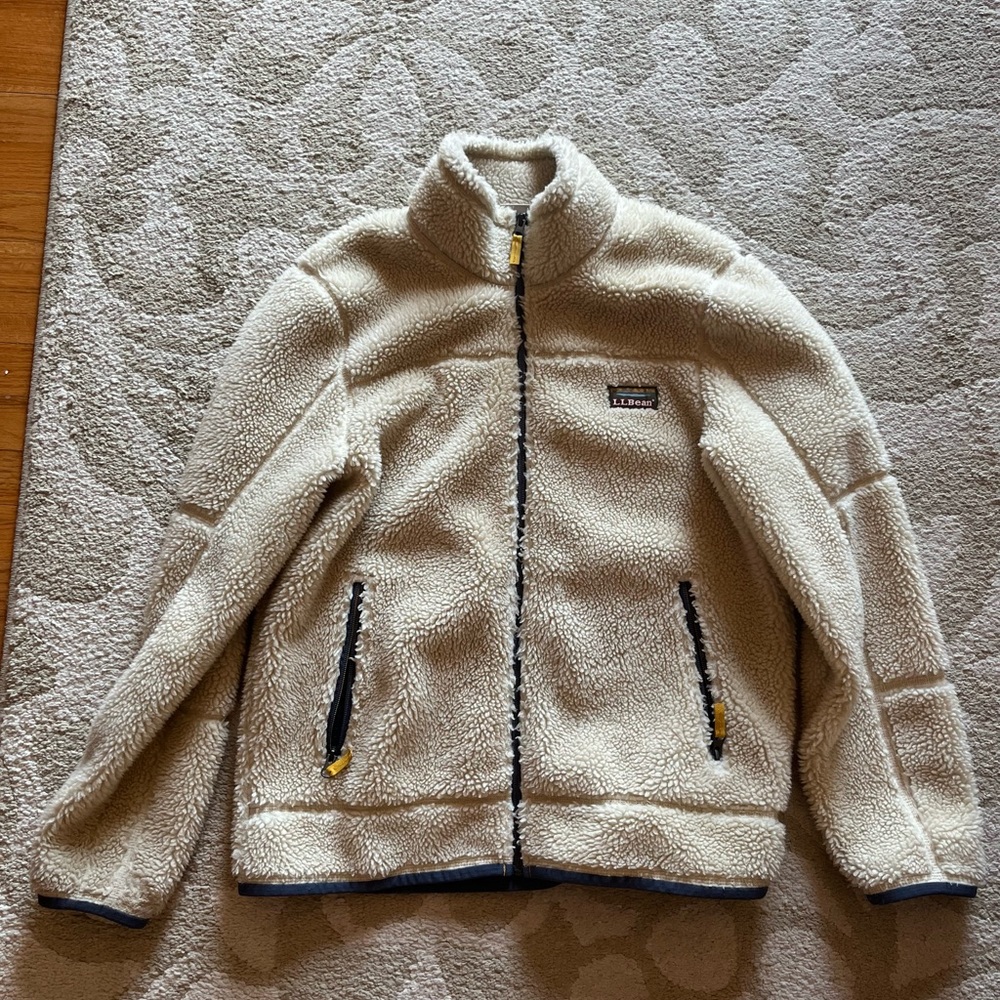 L.L Bean fuzzy jacket